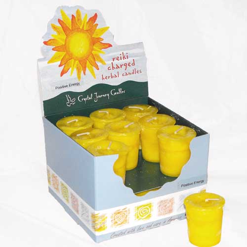 Positive Energy Herbal Votive Candle (1pc)